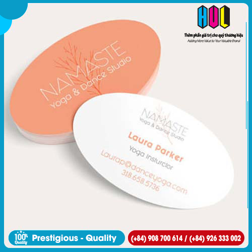 Oval Business Card